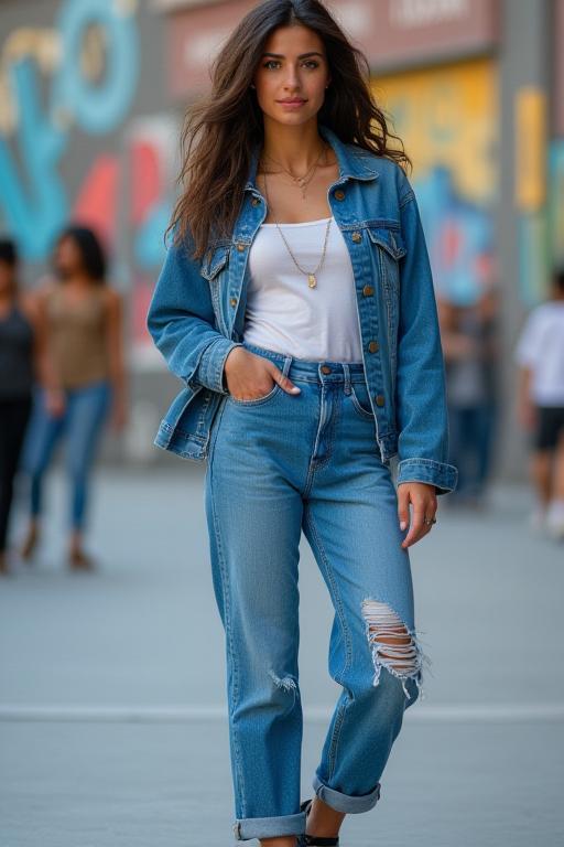 Denim street style
